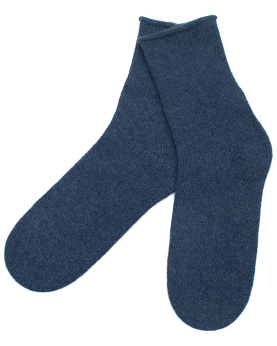 Shop Portolano Cashmere Rolled Edge Socks