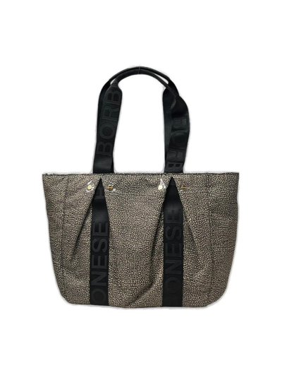 Shop Borbonese Cloudette Medium Shopper Bag In Multi