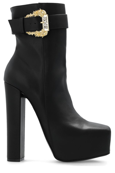 Shop Versace Jeans Couture Barocco In Black