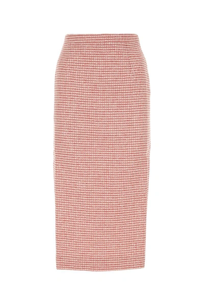 Shop Alessandra Rich Skirts In Redpink