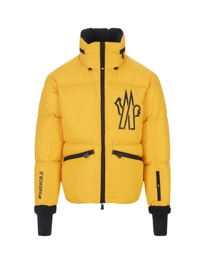 Shop Moncler Grenoble Verdons Down Jacket In Yellow