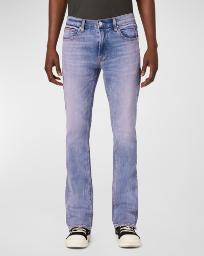Shop Hudson Men's Walker Kick Flare Denim Jeans In Violet