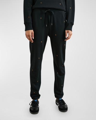 Shop Rails Kingston Star Embroidered Sweatpants In Bronze Star Embro