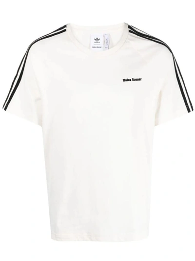 Shop Adidas Originals By Wales Bonner T-shirt With Logo In White