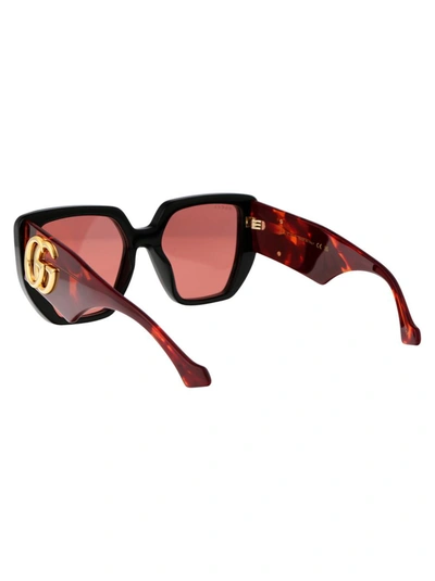 Shop Gucci Sunglasses In 009 Black Havana Orange