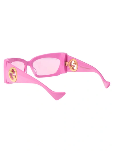 Shop Gucci Sunglasses In 003 Pink Pink Pink