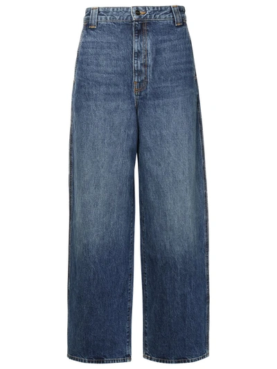 Shop Khaite Jeans Bacall In Blue