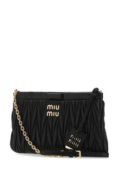 Shop Miu Miu Shoulder Bags In Black