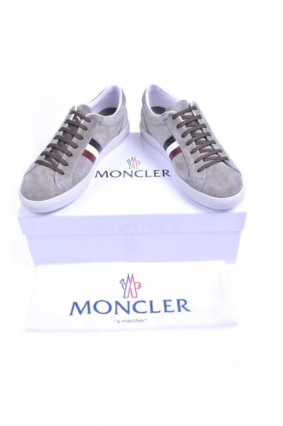 Shop Moncler Shoes In Beige