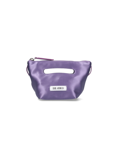 Shop Attico Mini Bag 'via Dei Giardini 15' In Purple
