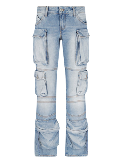 Shop Attico 'essie' Jeans In Blue