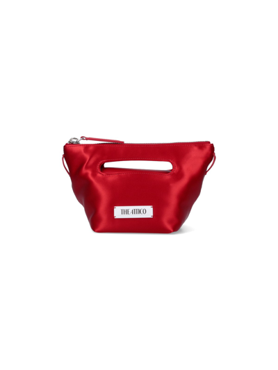 Shop Attico Mini Bag 'via Dei Giardini 15' In Red