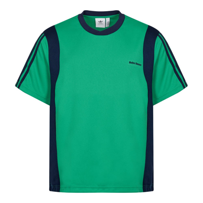 Shop Adidas X Wales Bonner Football Shirt In Green