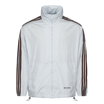 Shop Adidas X Wales Bonner Nylon Track Top In Blue