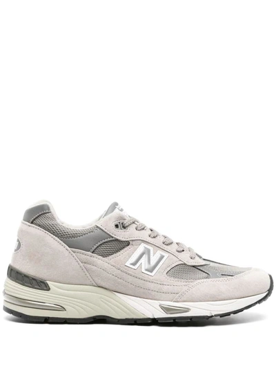 Shop New Balance 991 Lifestyle Sneakers Shoes In Grey