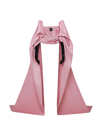 Shop Nana Jacqueline Florence Gloves + Shawl (pink)