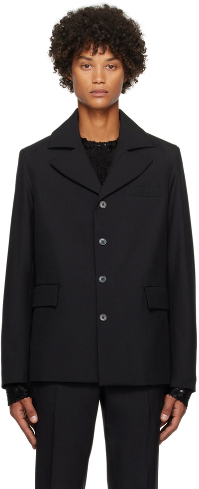 16arlington Ssense Exclusive Black Jamis Blazer In Black