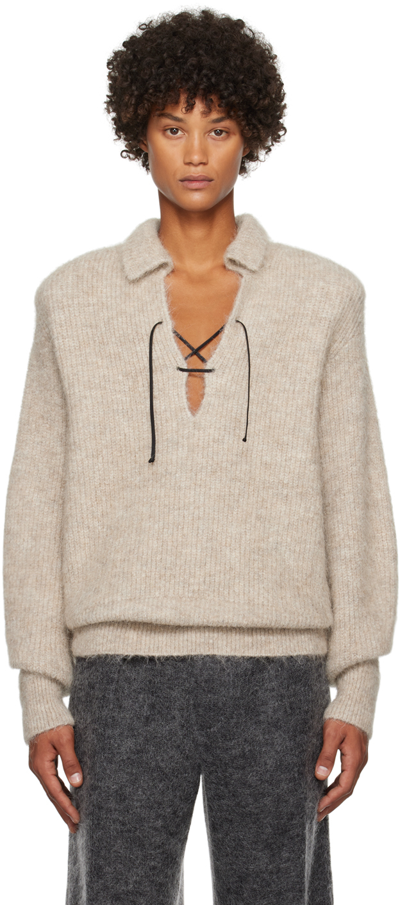 Shop 16arlington Ssense Exclusive Taupe Harth Sweater