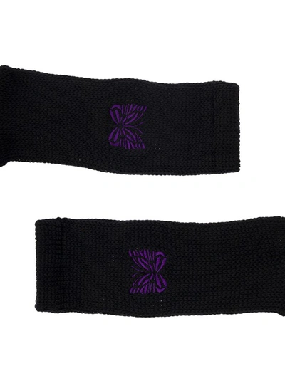 Shop Needles Pile Socks - Merino Wool In Black