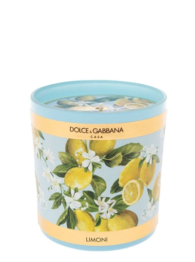 Shop Dolce & Gabbana Lemon Scented Candle In Not Applicable