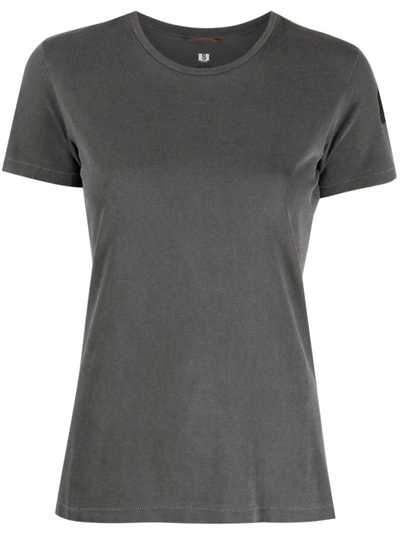 Shop Parajumpers Crewneck T-shirt In Grey Cotton