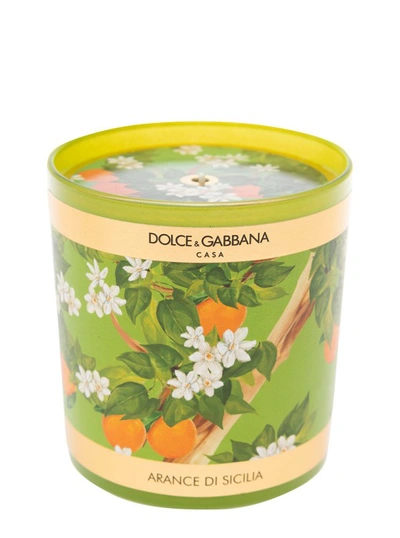 Shop Dolce & Gabbana Sicilian Orange Scented Candle In Not Applicable
