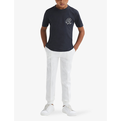 Shop Reiss Boys Multi Kids Jude Logo-print Short-sleeve Cotton T-shirt Pack Of Three 3-14 Years