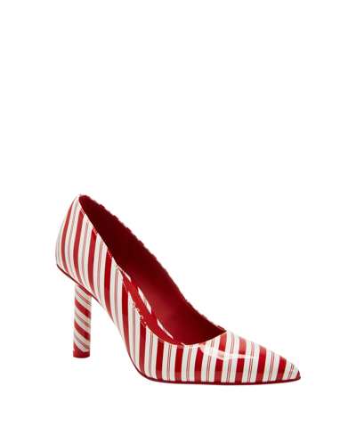 Shop Katy Perry Women's The Candiee Pointed Toe Pumps In Red Multi