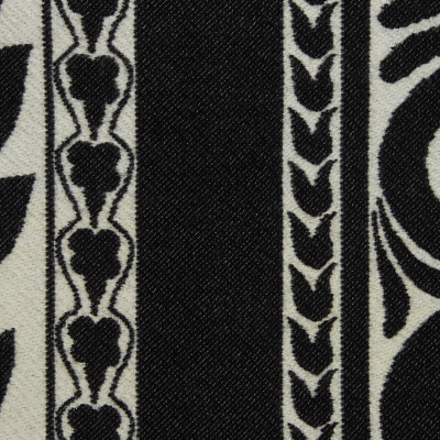 La Doublej Reversible Poncho In Mix Tiles Black