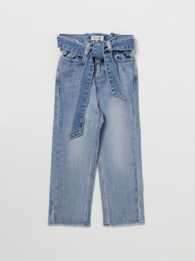 Shop Twinset Jeans  Kids Color Blue