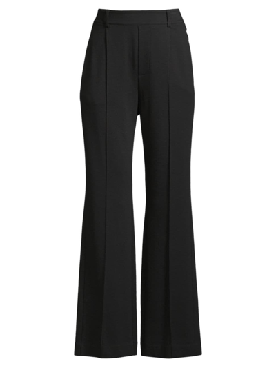 Shop Nic + Zoe Women's Knit Flare Pants In Black