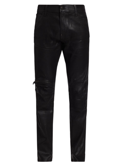 Shop G-star Raw Men's 5620 Coated Skinny Jeans In Cobbler Wash Black