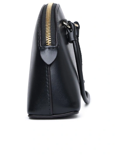 Shop Furla 'camelia' Black Leather Crossbody Bag