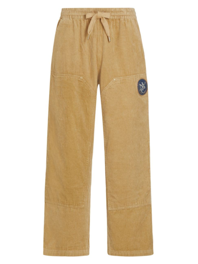 Shop Puma Men's  X Rhuigi Cotton Corduroy Cargo Pants In Sand Dune