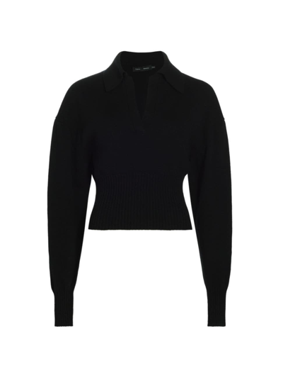 Shop Proenza Schouler Women's Jeanne Cashmere-blend Sweater In Black