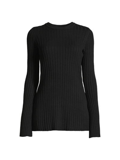 Shop Capsule 121 Women's The Venture Cotton & Cashmere Sweater In Black