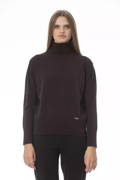 Shop Baldinini Trend Brown Wool Sweater