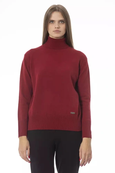Shop Baldinini Trend Red Wool Sweater