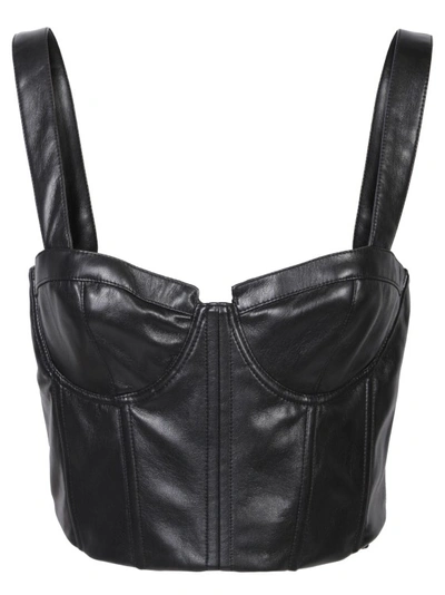Shop Alice And Olivia Slim Fit Bustier In Black