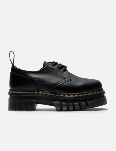 Shop Dr. Martens' Audrick Nappa Lux Leather Platform Shoes In Black