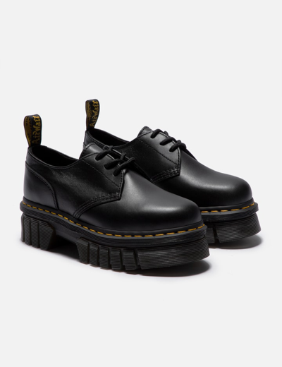 Shop Dr. Martens' Audrick Nappa Lux Leather Platform Shoes In Black