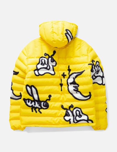 Shop Butter Goods Critter Puffer Anorak Jacket In Yellow