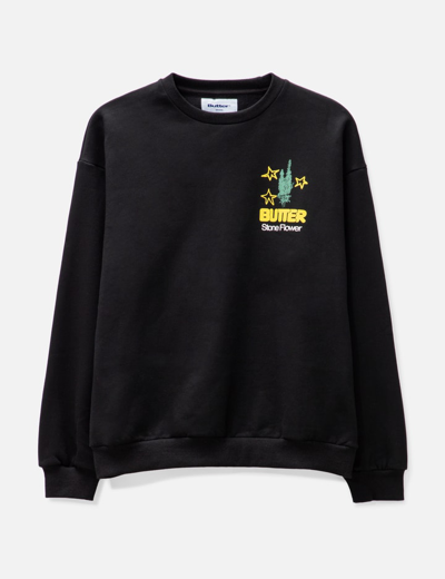 Shop Butter Goods Stone Flower Long Sleeves T-shirt In Black