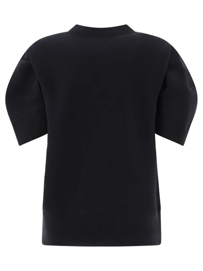 Shop Sacai "sponge" Sweatshirt In Black