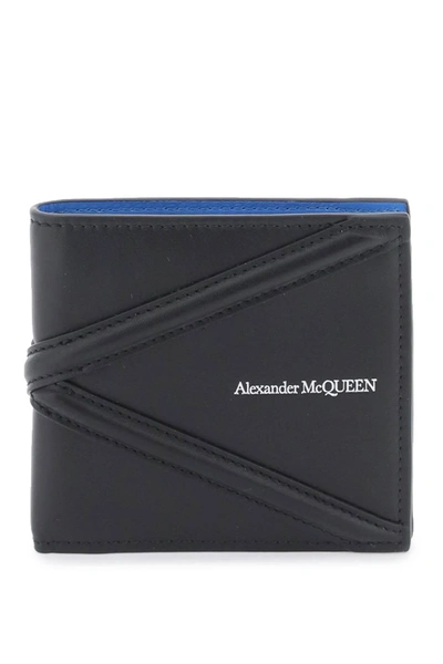 Shop Alexander Mcqueen Harness Bifold Wallet