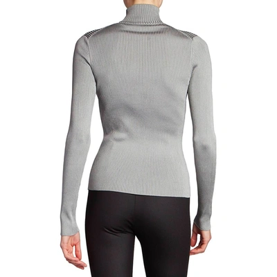 Shop Balenciaga Ribbed Turtleneck Sweater