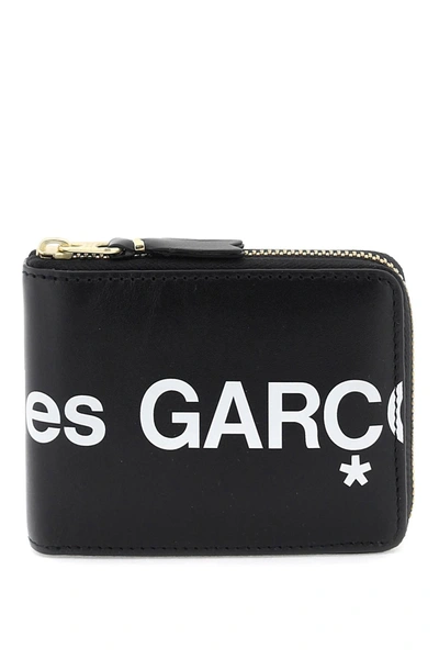 Shop Comme Des Garçons Comme Des Garcons Wallet Zip Around With Maxi Logo