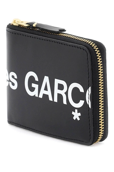 Shop Comme Des Garçons Comme Des Garcons Wallet Zip Around With Maxi Logo