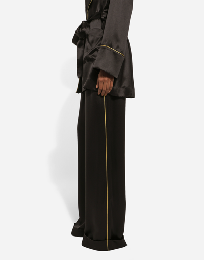 Dolce & Gabbana Pantalone In Black