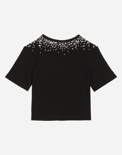 Shop Dolce & Gabbana T-shirt Manica Corta In Black